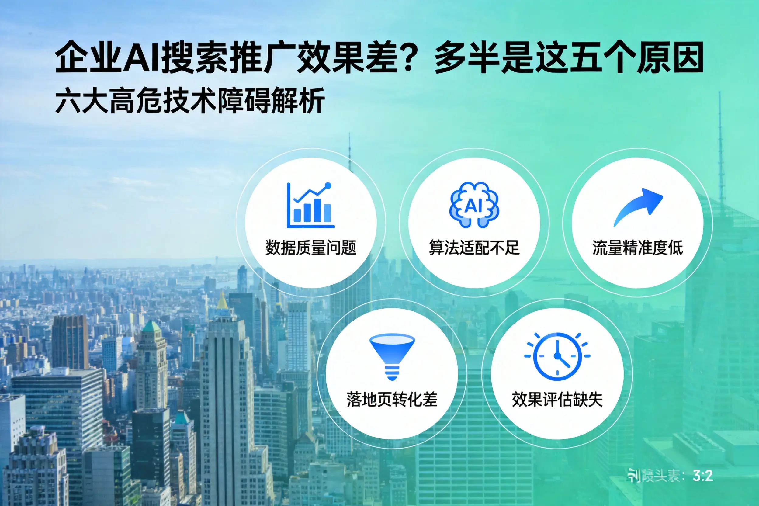 市中企业AI搜索推广效果差？多半是这五个原因